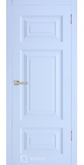 Дверь межкомнатная Гранд Люкс-3 ПГ, эмаль лайт голубая