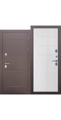 Дверь входная 11 см, ISOTERMA, медный антик, астана милки