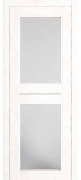 Дверь межкомнатная, царговая D-6 ПО, белый бланко