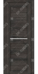 Дверь межкомнатная, царговая D-10 ПГ, дуб шале серебро