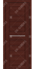 Дверь межкомнатная, царговая D-10 ПГ, орех