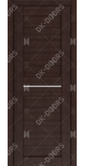 Дверь межкомнатная, царговая D-10 ПГ, венге