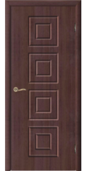 Дверь межкомнатная Домино-4 ПГ, махагон классический