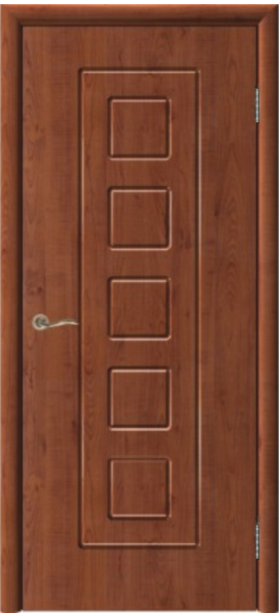 Дверь межкомнатная Домино-5 ПГ, итальянский орех
