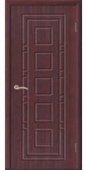 Дверь межкомнатная Домино-6 ПГ, махагон классический