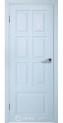 Дверь межкомнатная Новелла-10 ПГ, скай голубая