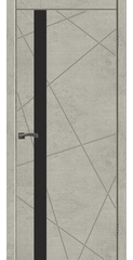 Дверь межкомнатная Оскар-20 ПО, бетон средневековый