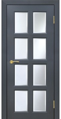 Дверь межкомнатная Палермо-1 ПО, софт графит
