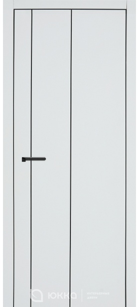 Дверь межкомнатная Платинум-25 ПГ, белый софт премиум
